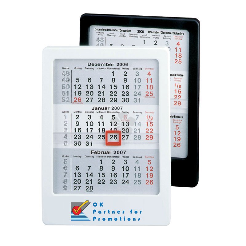 Promotional Mini Desk Calendar, Personalised by MoJo Promotions