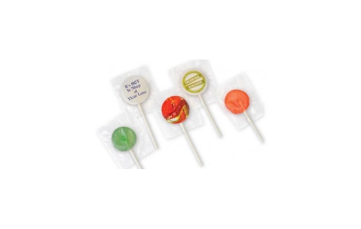 Mini Lollies with Labels