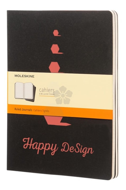 Promotional Moleskine Cahier Journal X Large, Personalised by MoJo