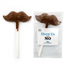 Moustache Milk Chocolate Lollipop