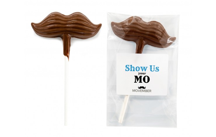 Moustache Milk Chocolate Lollipop