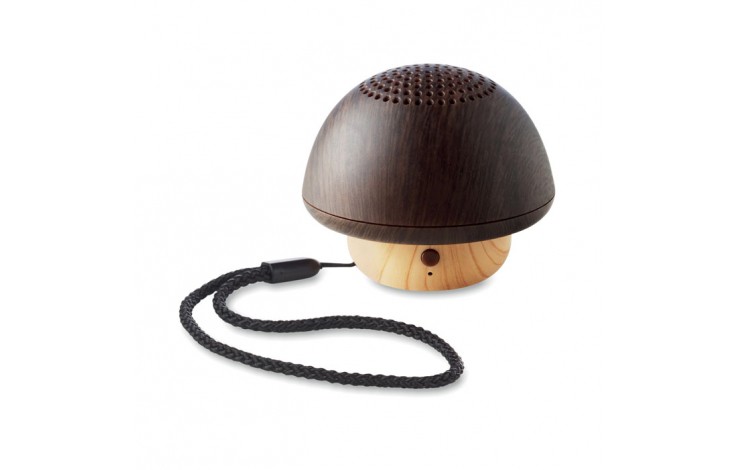 Wood Effect Mushroom Speaker