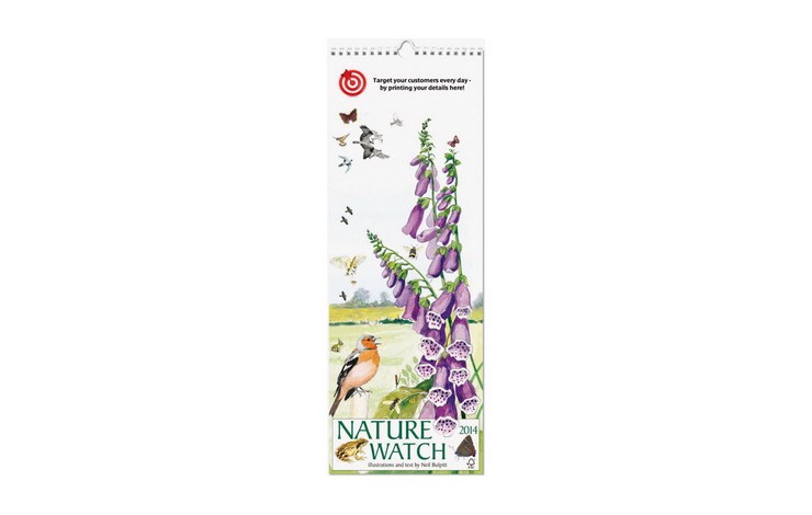 Nature Watch Slim Wall Calendar