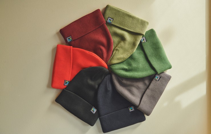 Neutral Mixed Knit Beanie