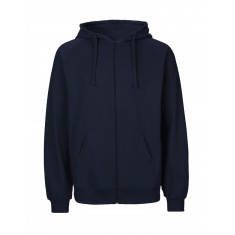 Neutral Tiger Cotton Hoodie with Zip