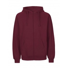 Neutral Tiger Cotton Hoodie with Zip