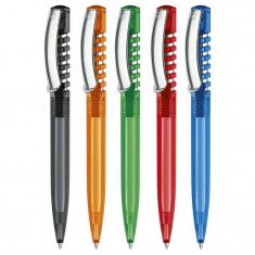 Senator Spring Metal Clear Ballpen