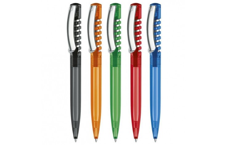 Senator Spring Metal Clear Ballpen