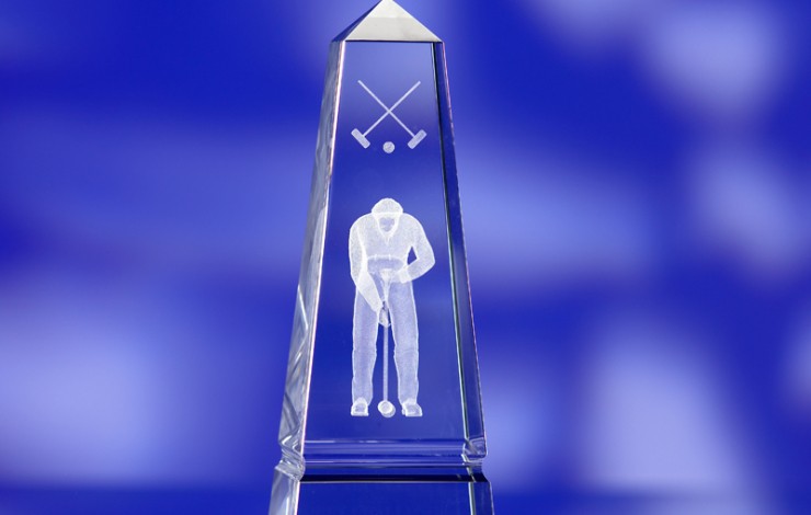 3D Engraved Obelisk