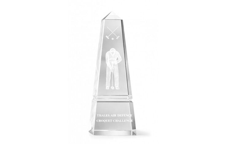 3D Engraved Obelisk