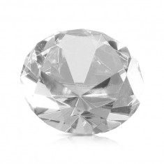 Optical Crystal Diamond Paperweight