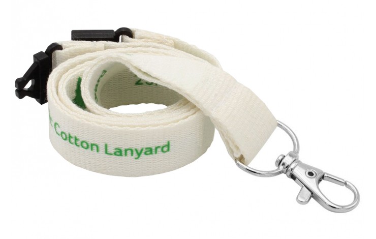 Organic Cotton 20mm Lanyard