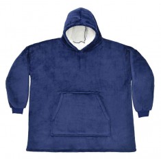 Oversized Hooded Fleece Blanket