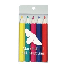 Pack of 5 Half Length Colouring Pencils