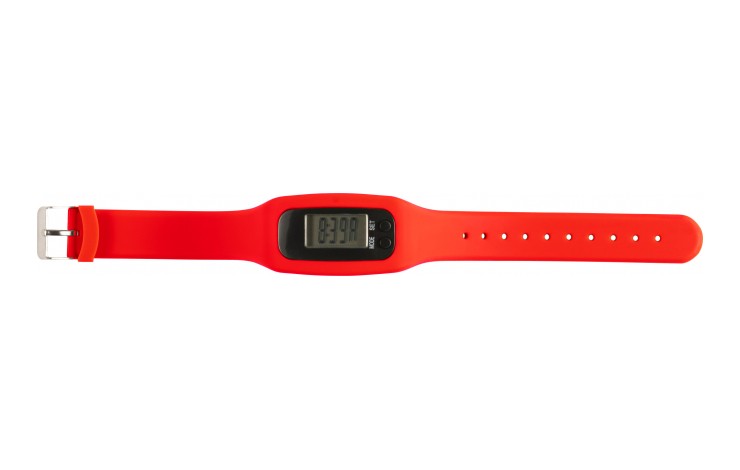 Pedometer with Silicone Wristband