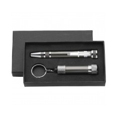 Pen shaped Screwdriver & Torch Set