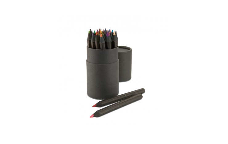 Black 24 Pencil Tube