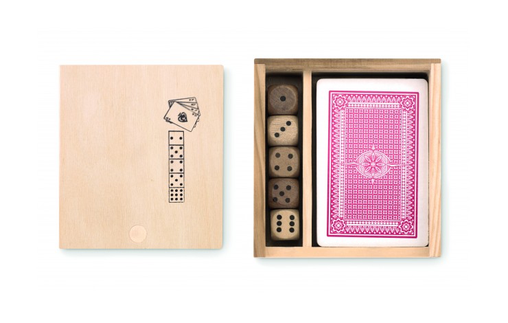 Playing Cards & Dice Box