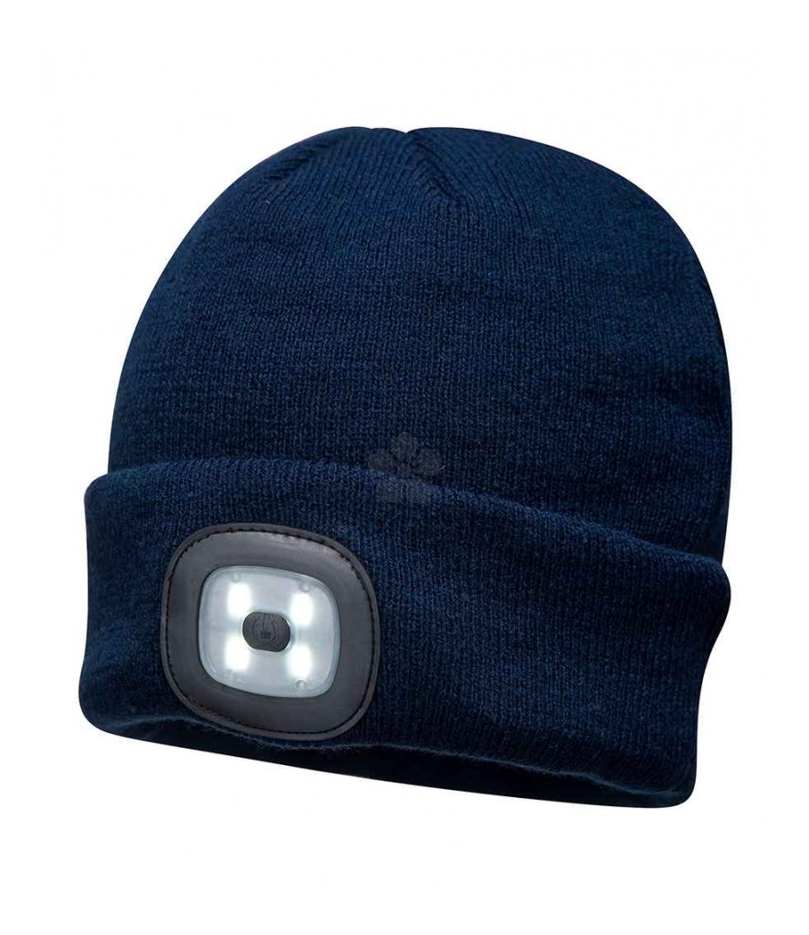 Promotional Portwest LED Head Light Beanie, Personalised by MoJo Promotions