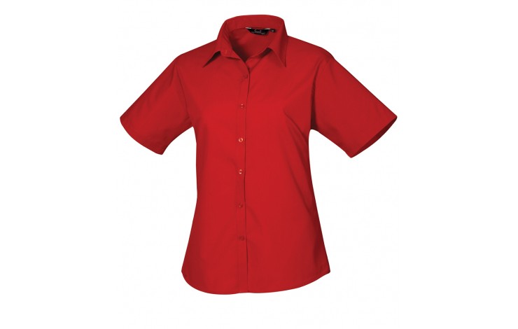 Premier Short Sleeve Poplin Blouse
