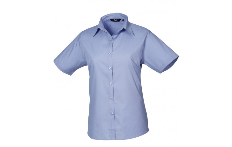 Premier Short Sleeve Poplin Blouse