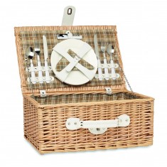 Premium 2 Person Wicker Picnic Basket Set