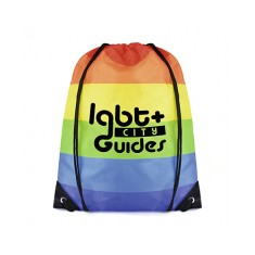 Rainbow Drawstring Bag