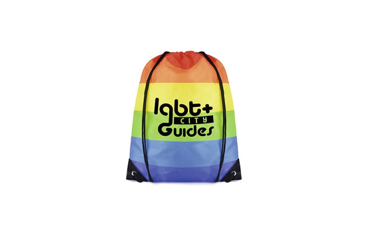Rainbow Drawstring Bag