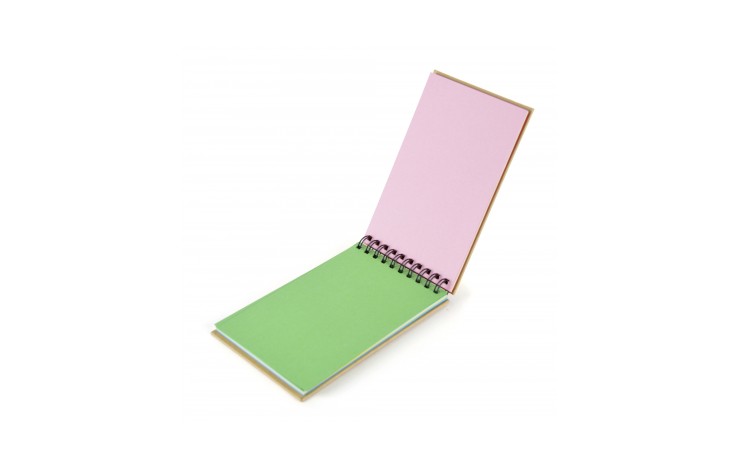 A6 Rainbow Wiro Bound Jotter