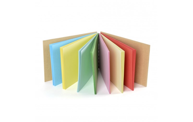 A6 Rainbow Wiro Bound Jotter