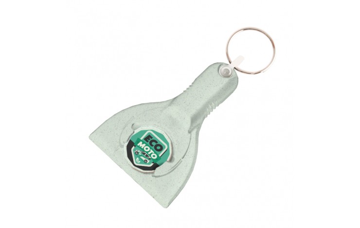 Recycled 2-in-1 Ice Scraper & Trolly Coin