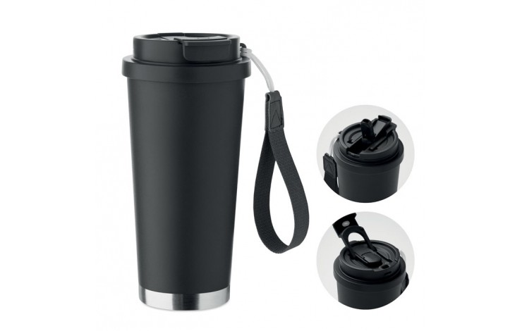Recycled 500ml Tumbler with Strap