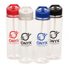 Recycled 725ml Bottle with Flip Straw