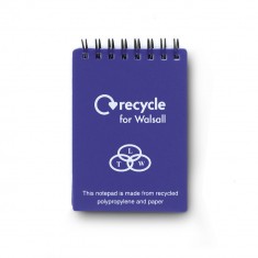 Recycled A7 Polypropylene Notepad