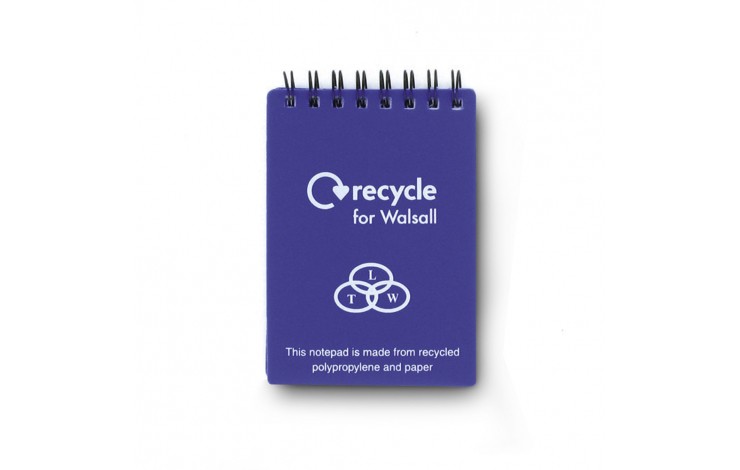 Recycled Polypropylene Notepad