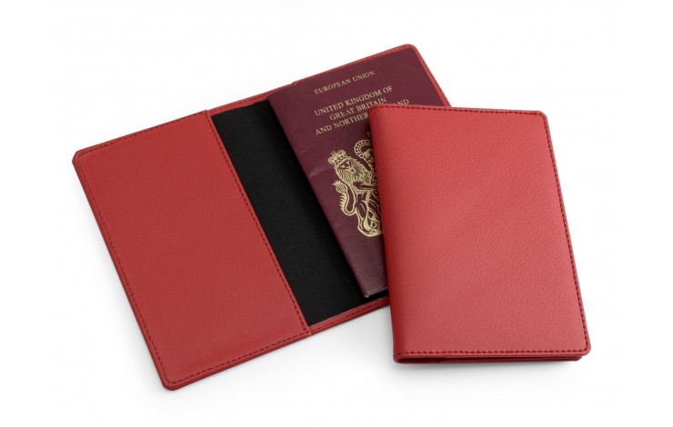 Recycled Leather Passport Holder