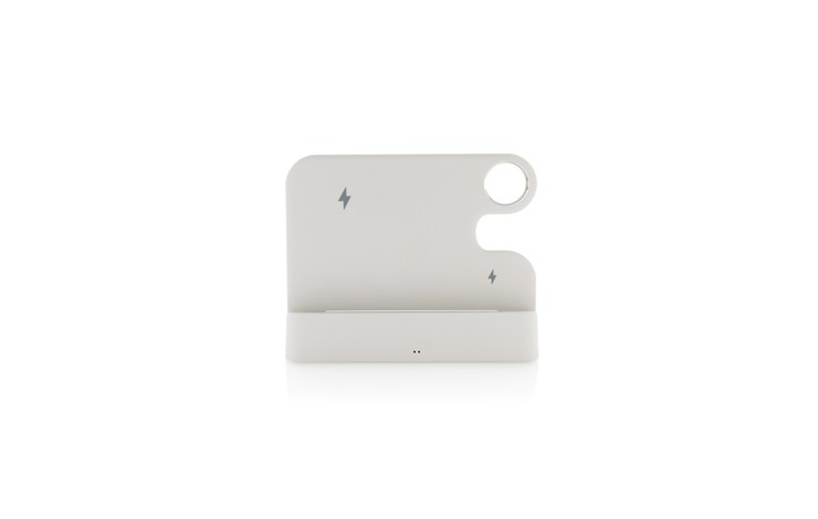 Recycled Plastic Dual Phone and iWatch Charger