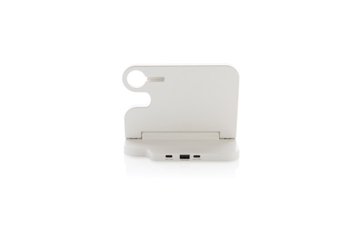 Recycled Plastic Dual Phone and iWatch Charger