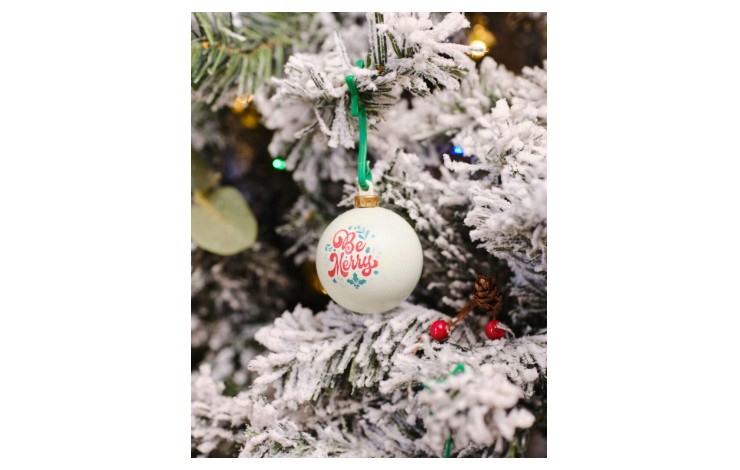 Recycled Plastic Eco Bauble