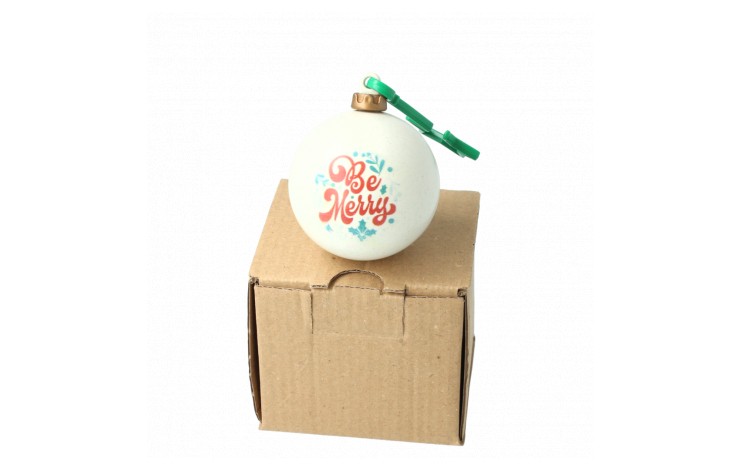 Recycled Plastic Eco Bauble