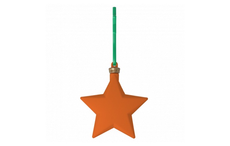 Recycled Plastic Star Bauble