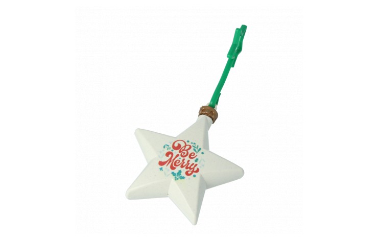 Recycled Plastic Star Bauble