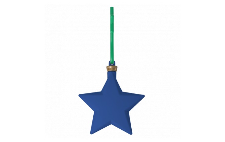 Recycled Plastic Star Bauble