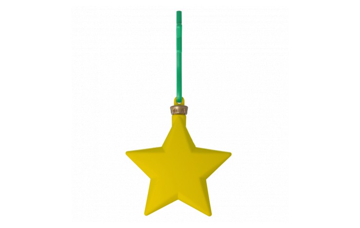 Recycled Plastic Star Bauble