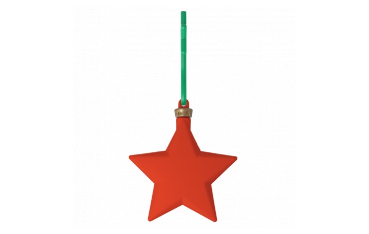 Recycled Plastic Star Bauble