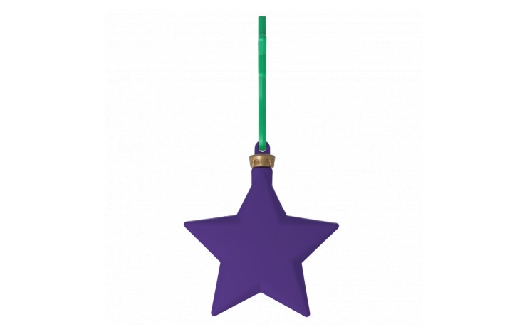 Recycled Plastic Star Bauble
