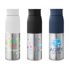 Recycled Stainless Steel Twist Lid Bottle