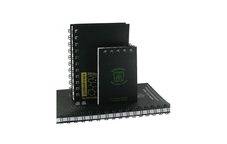 Recycled Tyre Cover Notepads - A5
