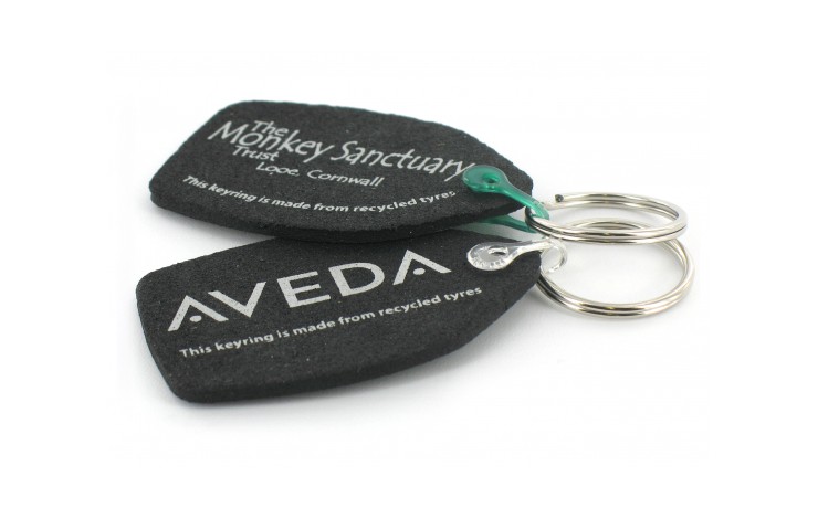 Recycled Tyre Key Fob