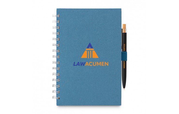 Recycled Wiro Notebook & Pen Set